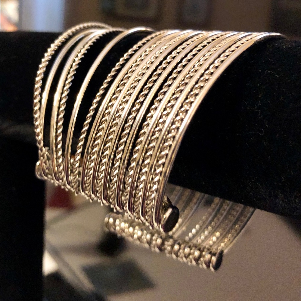 Park Lane Flair Cuff Bracelet in Silver